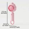 Portable High Speed Hand Fan High Speed Mini Fan Easy Store Portable Turbo Fan for 3.7V500mAh Home