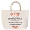 Beach Bag with Rope Handle An Albane Also Great Birthday Christmas Gift | Large Carry Bag &; Sport