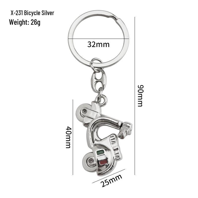 Custom Safety Keychain: Construction & Fire Helmet with Extinguisher