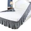 Fade Resistant Bed Dust Cover Ruffles Bed Protector Bed Decoration Bed Skirt  Hotel