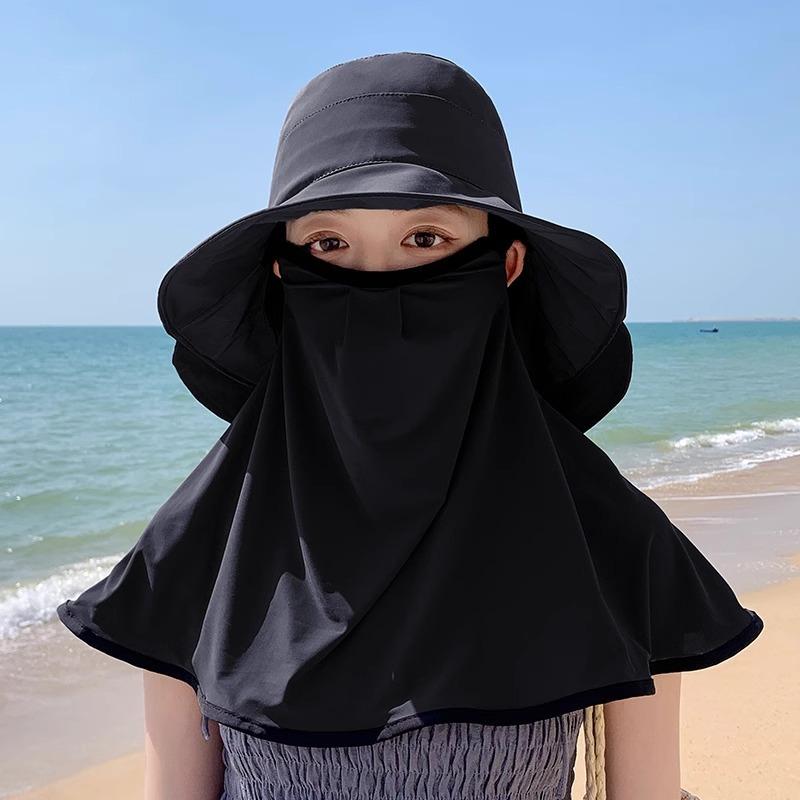 Summer Sun Hat for Women In Spring and Summer Korean Versatile Fisherman Hat New Outdoor Sun Protection Face Covering Sun Hat