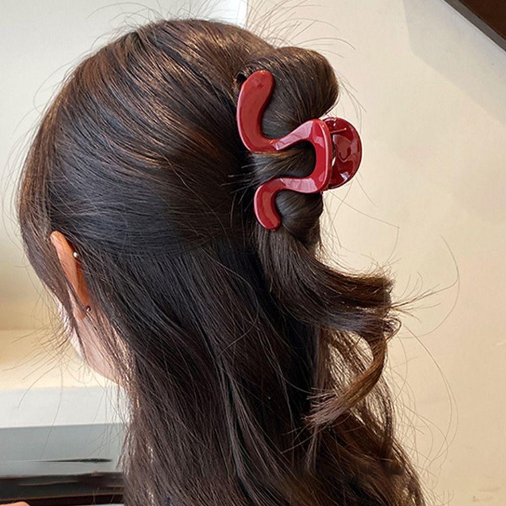 Premium Hair Catch Clip Irregular Hairpin Simple Back Head Hair Accessories  Daily