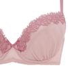 by Daily AMOSTYLE Cup Bra Shorts Set M019 D 70 [AMOSTYLE Triumph] 3/4 Bra, & (Nostalgic Pleats) Women's (Rose) /