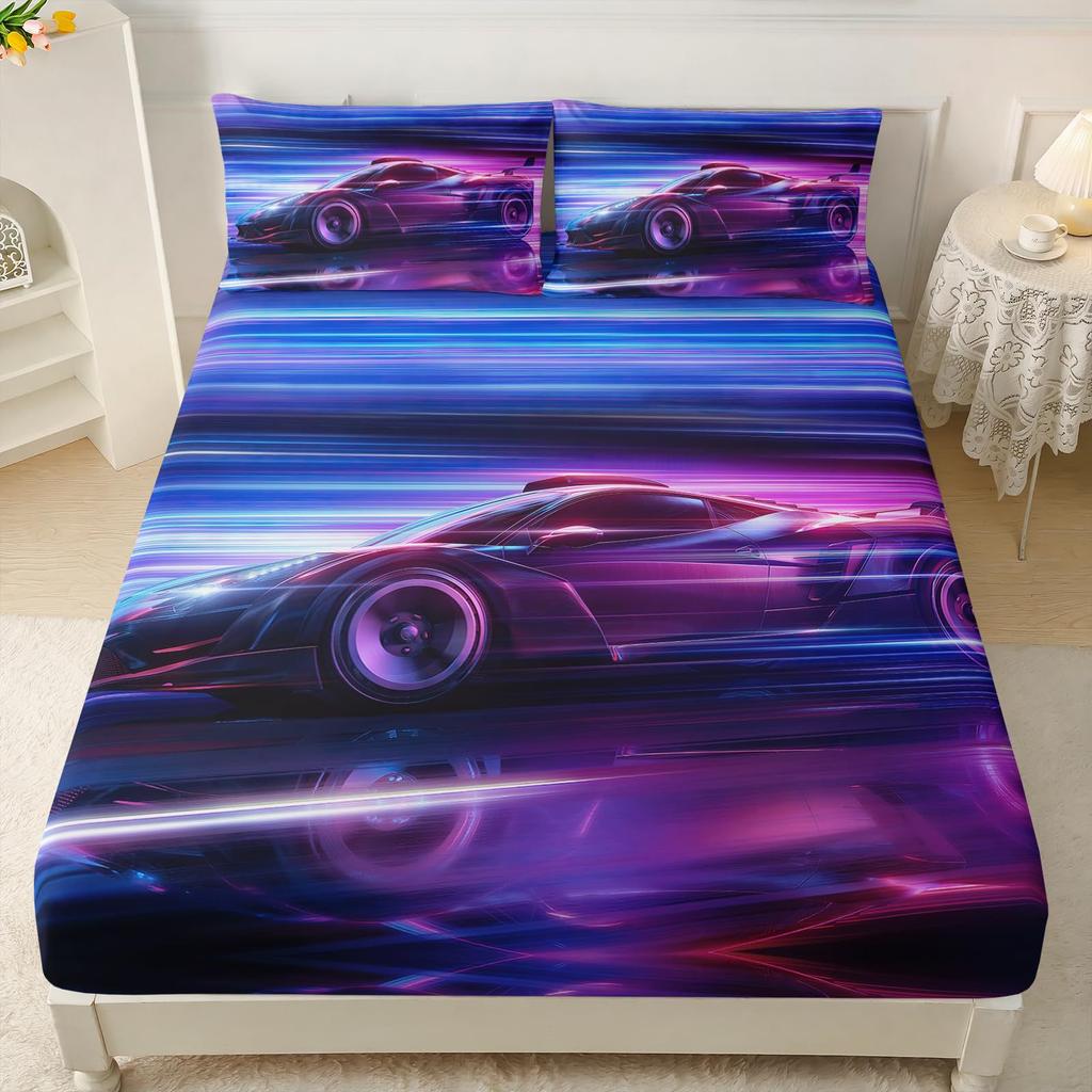 Musik Farbe Graffiti Tänzer Muster Blatt Dreiteilig Digitaldruck Bettwäsche Kinder Erwachsene