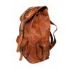 Duży męski plecak podróżny w stylu vintage z prawdziwej skóry koziej, torba na laptopa