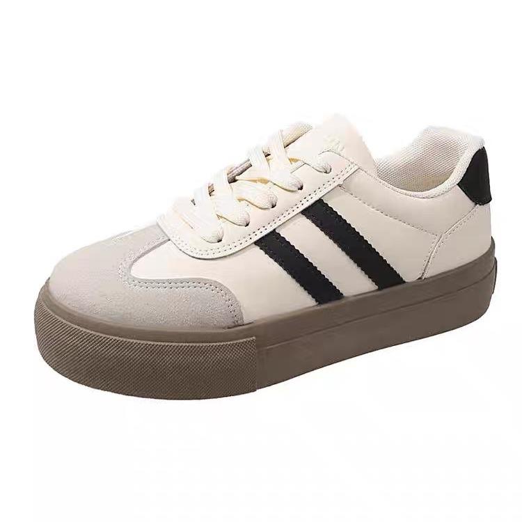 Versatile German Training Shoes Women's Shoes 2025 Spring and Autumn New Platform White Shoes Retro Forrest Gump Shoes Casual Sports Board Shoes