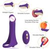 Dual Head Vibrating Dildo Penis Ring with Remote Penis Plug Vibrator, 10 Modes Female Clitoral G-spot Stimulator Adult Sex Toys