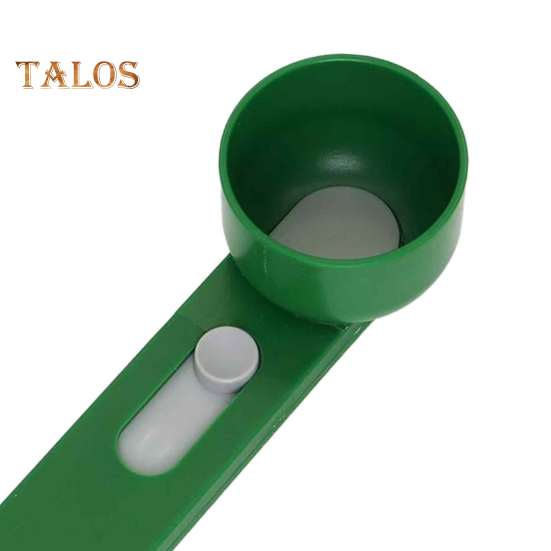Precision Powder Scoop with Slide Funnel Mess-Free Measuring Spoon for Protein Coffee Detergent BPA-Free Plastic Portion Control Tool