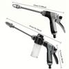 Pistol de apă pentru spălare auto de înaltă presiune cu dozator de săpun - potrivit pentru RV, grădină și vehicul - duză reglabilă, instrument de curățare a vehiculelor.