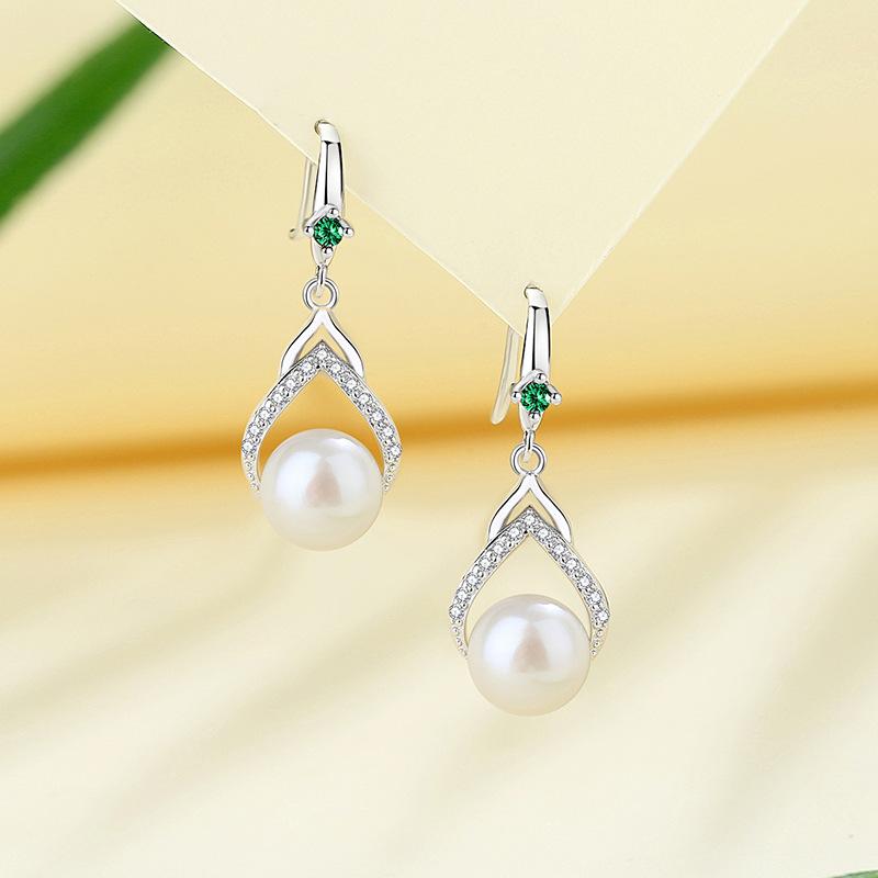 Tancise 925 Sterling Silver Zircon Earrings Drop Earrings For Women Wedding Party Gifts