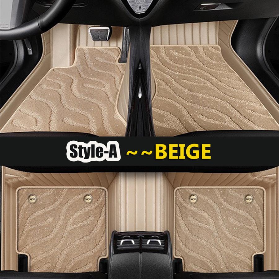 Custom 3D Car Floor Mats for Mercedes Benz C-Class sedan 2008-2026 Wagon 2010-2020 Artificial Leather Interior Accessories