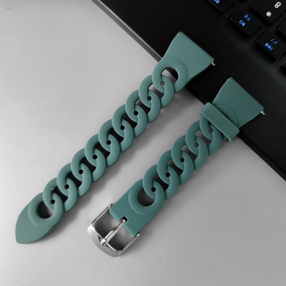 20mm/22mm Silicone band For Amazfit bip/6/5/GTR 4/3 Pro 42mm/47mm/GTR2/stratos 2/3 Watch Bracelet Amazfit GTS 4/2/2e Mini straps