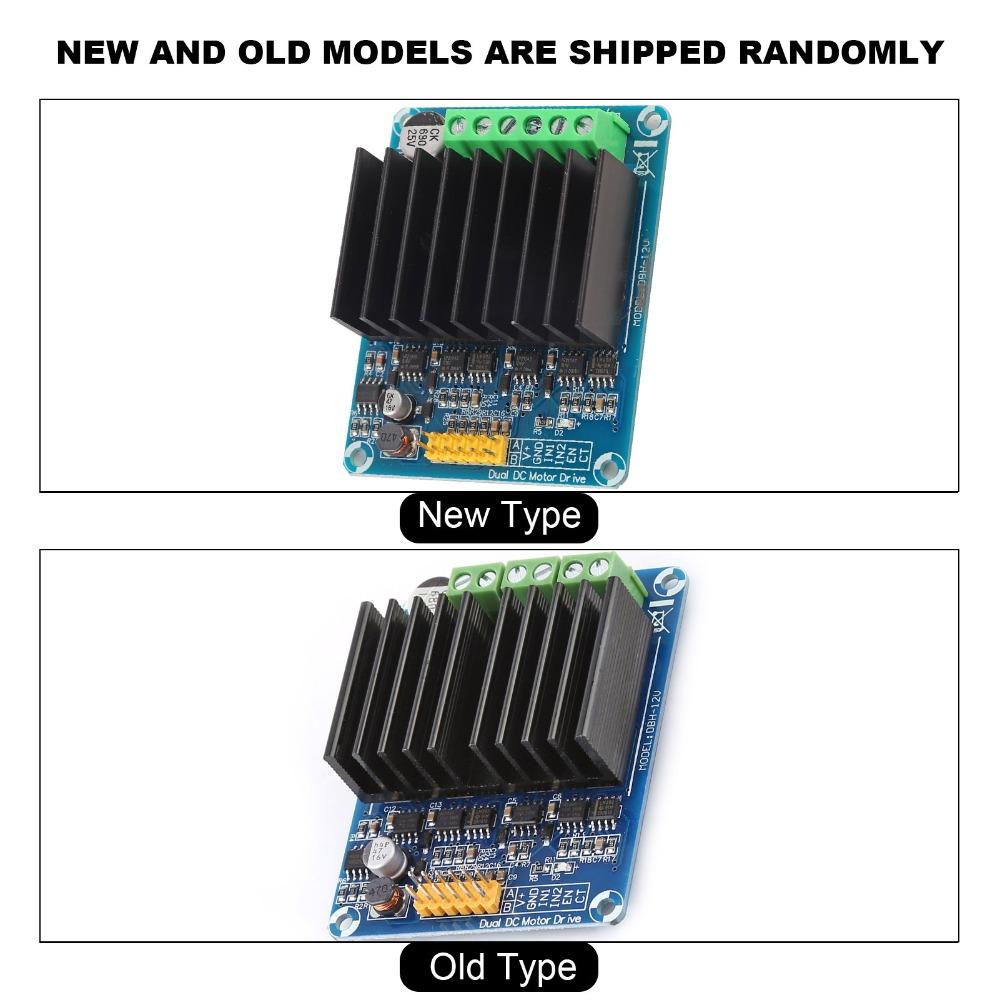 Control Board DBH-12V Driver Module 0A-30A DC5-12V Motor Driver H Bridge Dual Channel Speed Controller Robotics Applications