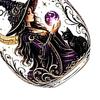 Regalo Stile Fantasy per Amici Tazza in Vetro Strega Magica, Bicchiere Trasparente Tema Retro Halloween, Vetro con Stampa Motivo Unico Decorazione Gotica di Nicchia