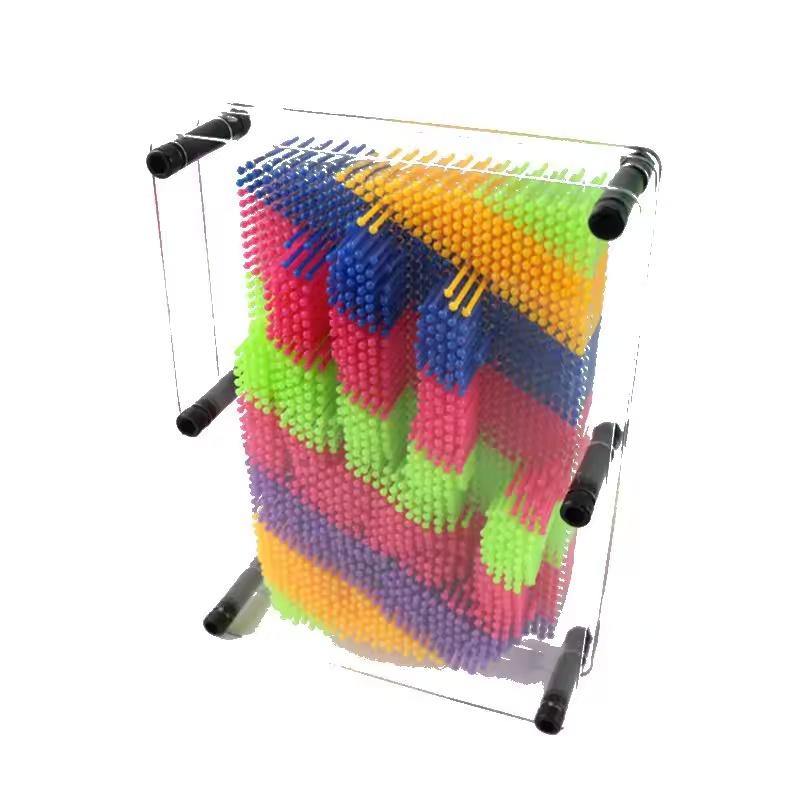 3D Clone Plastics Pin Antistress Art Clone Hand Shape Model Kid Toys Pinscreen Needle Board Sculptures Painting Carving Gift