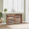 Radiator Cover Old Wood 149x20x82 Cm Engineered Wood