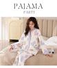 Autumn 2025 Women's Long Sleeve Cardigan Pajamas - Cute Ins Style Homewear