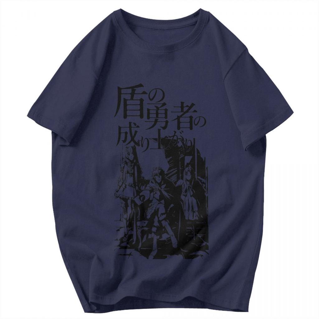 Men T Shirt The Rising Of The Shield Hero Anime 2023 Gifts Y2K Graphic Oneck Unisex Tops T Shirts