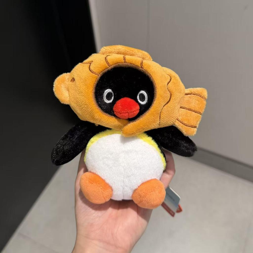 Genuine Penguin Family Bag Charm - Autumn/Winter Series Plush Toy Keychain