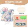 Acrylic Gnome Diamond Painting Tabletop Ornaments Kit Handmade Diamond Painting Desktop Ornaments Kit Bedroom Table Decoration