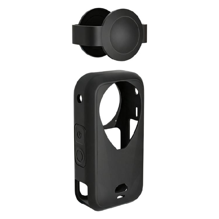Soft Silicone Case for X6 with Separate Lens Cover, Compact Camera Shell for Backpack Carry and Daily Storage Protector