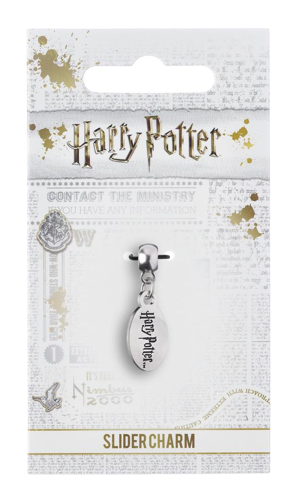 Harry Potter Logo Slider Charm Silver