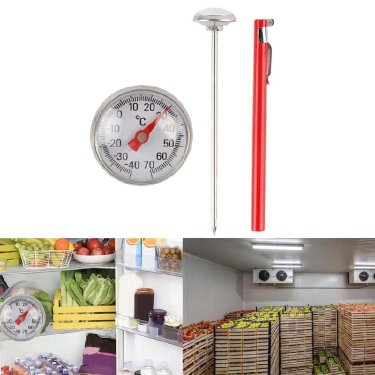 Wide Ranging Cold Storage Temperature Gauge Stainless Steel Probe FFit or Logistics Applications Corrosion Proof Design