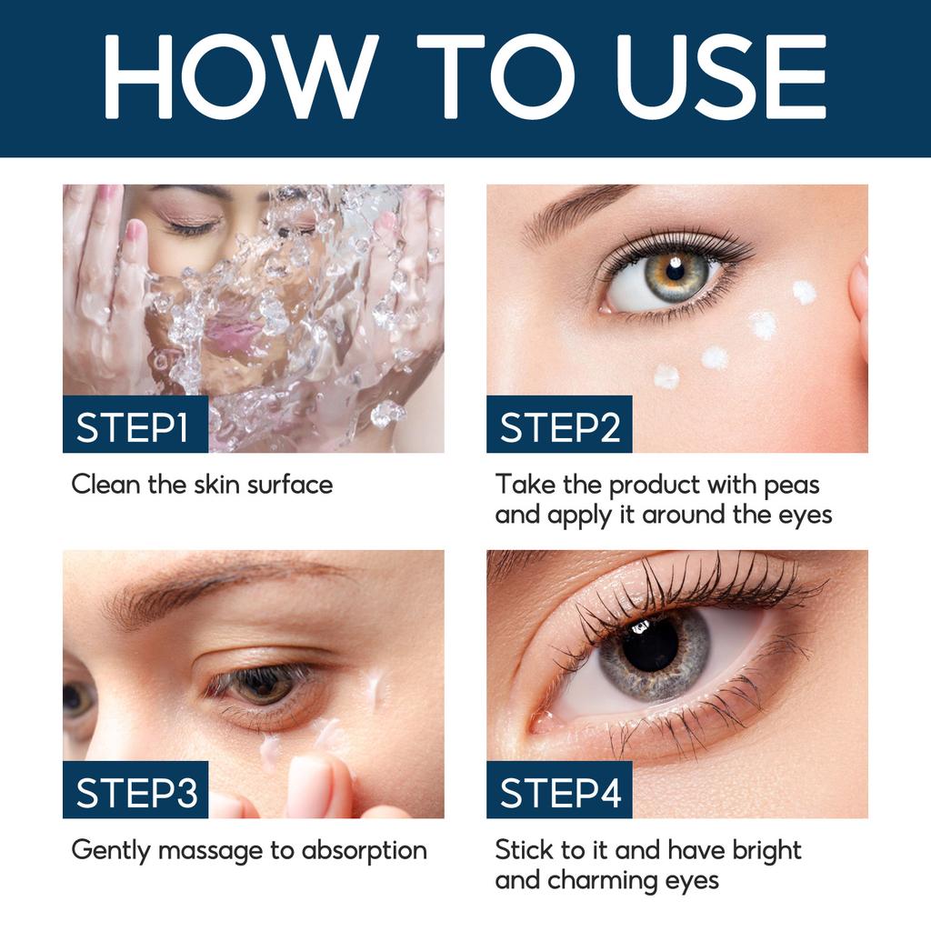 50g Small Jar Collagen Peptide Eye Cream Mooth Delicate Radiant and Translucent Rapid Absorption of Skin Retinol Anti Aging Serum