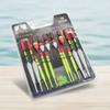 High Sensitivity Wood Fishing Bobbers Kit 15pcs Multipurpose Floats Fish Feed Durable Accessories