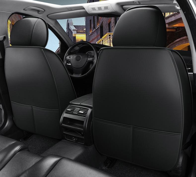 Universal Nappa Leather Car Seat Cushion and Cover - All-Season Full Surround Design