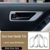 New Luxury Stainless Steel Door Handle Trim Center Console Panel and Window Switch Frame for 2022-2025 for Land Cruiser LC300