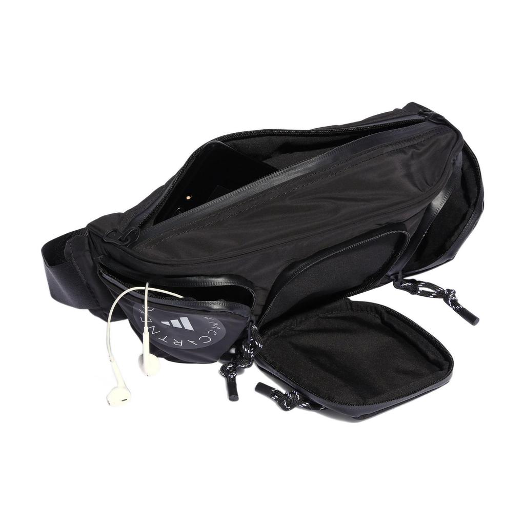 Adidas X Stella McCartney Collaboration Sports Casual Polyester Shoulder Crossbody Waist Bag Women bags Black HS3383