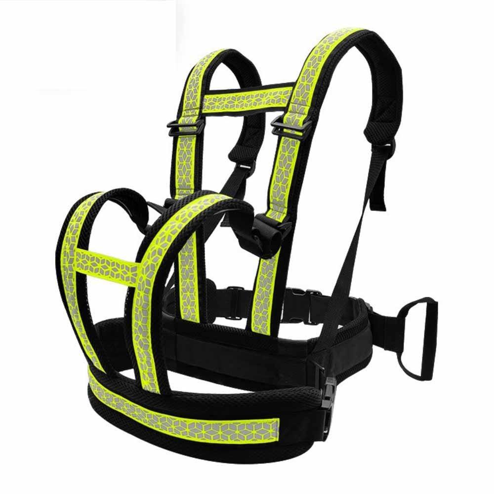 Breathable Children's Motorcycle Seat Belt Two Handles Reflective Strap Kids Safety Seat Harness Adjustable Strap Non-Slip