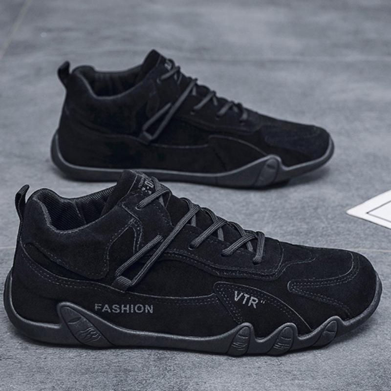 Labor Protection Shoes Men's New Spring Breathable Board Shoes Men Work Site Shoes Anti-skid Sports Casual Board Shoes