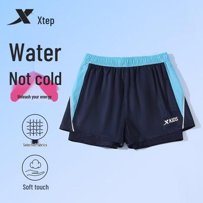 Xtep Kids' 2-in-1 Boys' Swim & Beach Shorts