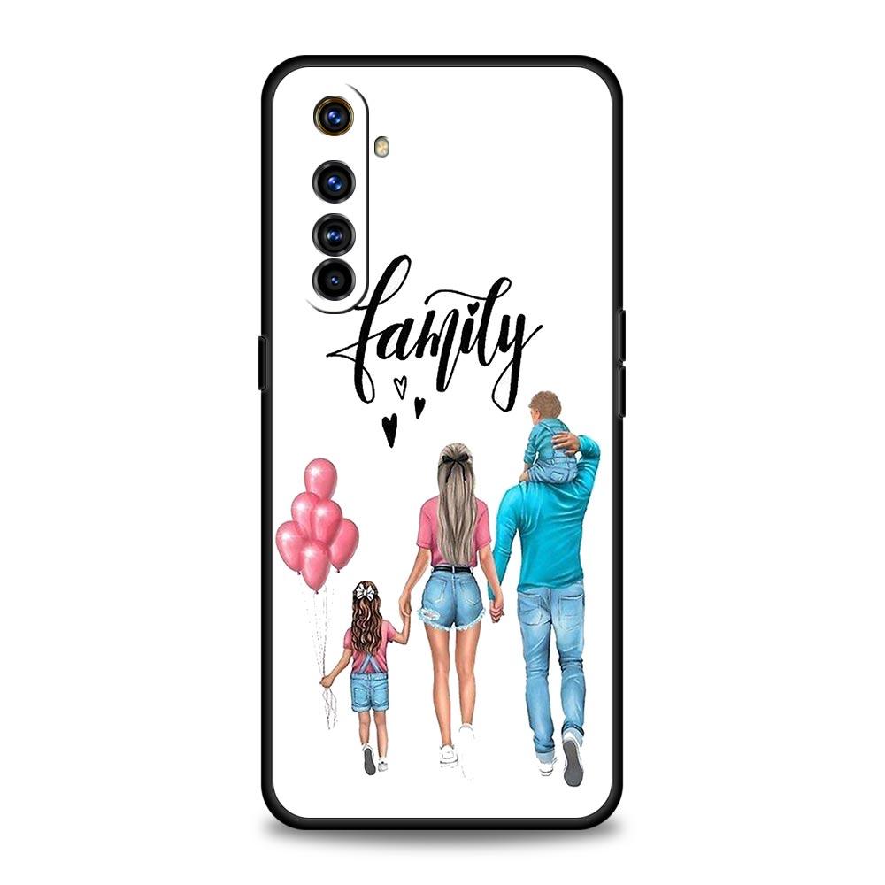 

Fashion Super Mom Dad Phone Case For Realme 12 11 10 4G 9 8 5G 7 6 GT5 GT3 GT2 Pro Plus C21 C11 C25 C35 GT Neo 2 3 3T 5 Cover Realme 11 Pro