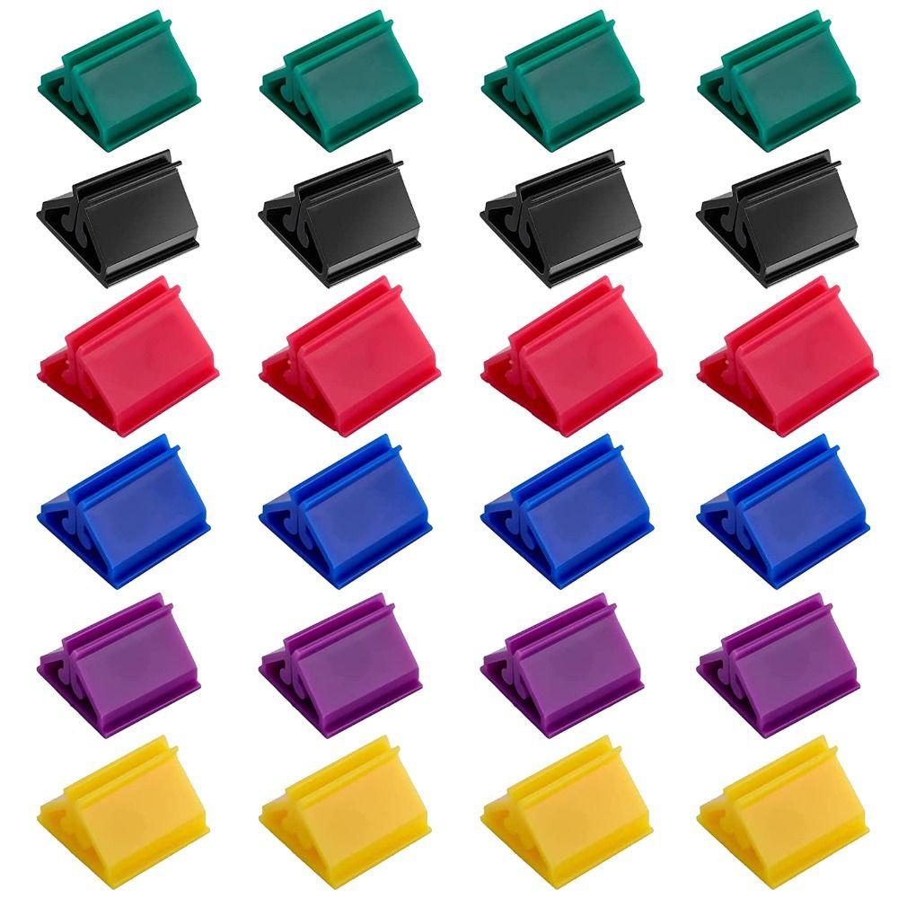 24pcs Acrylic Card Holder Multi-functional Card Display Stands Party Favor Supplies