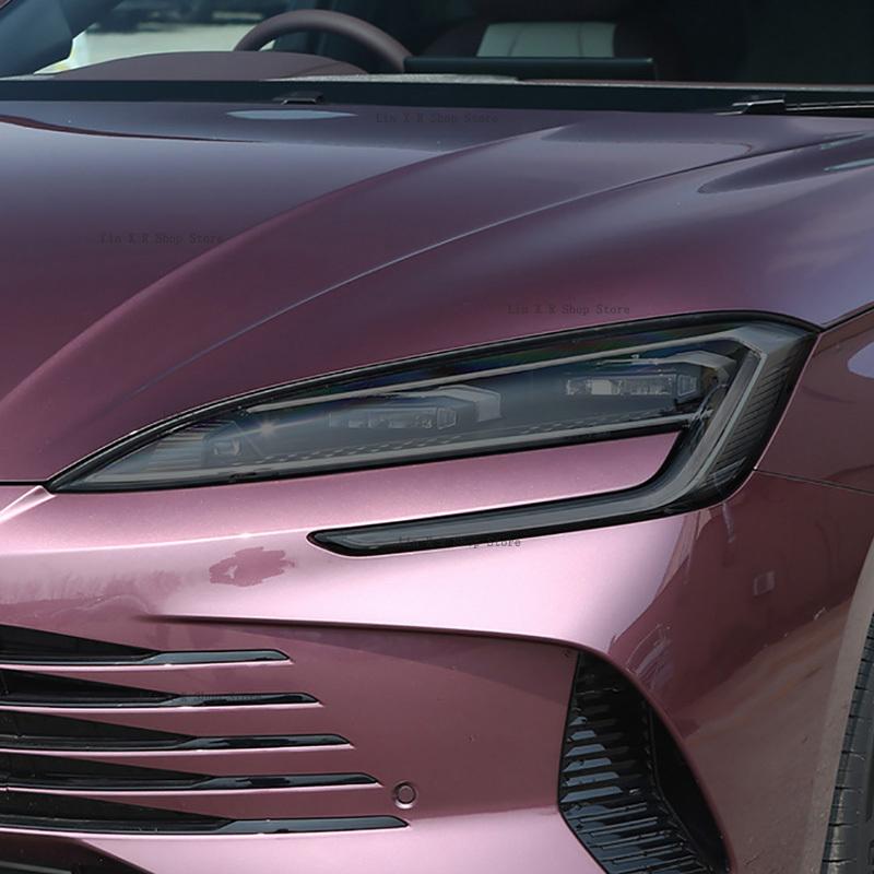 For BYD Seal U DM-i  2024 Car Exterior Headlight Anti-scratch Front Lamp Tint TPU Protective Film Accessories Sticker
