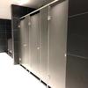 Waterproof PVC Bathroom Partition with Stainless Steel Accessories