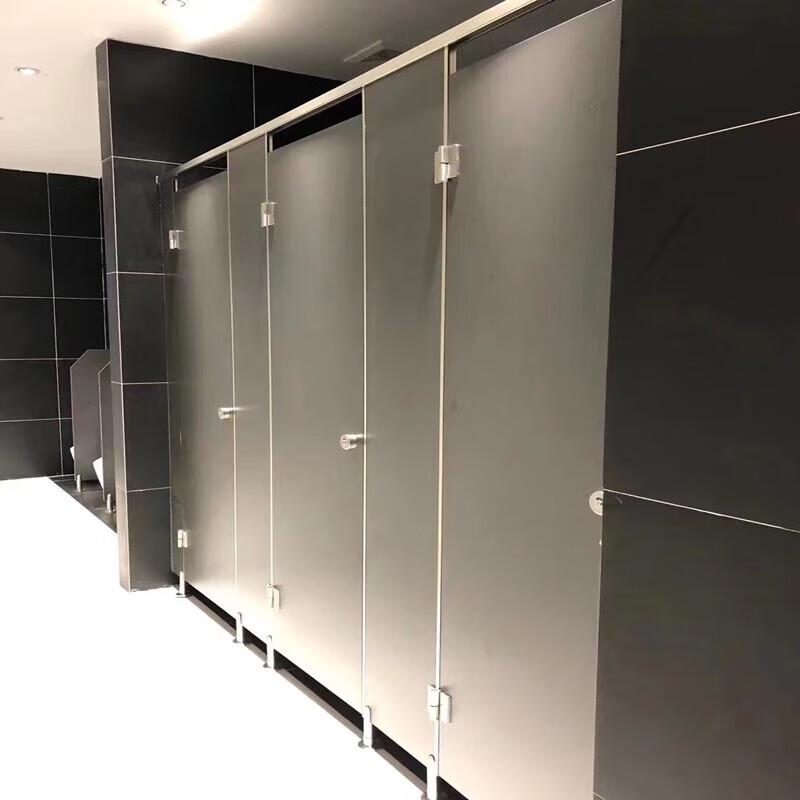 Waterproof PVC Bathroom Partition with Stainless Steel Accessories