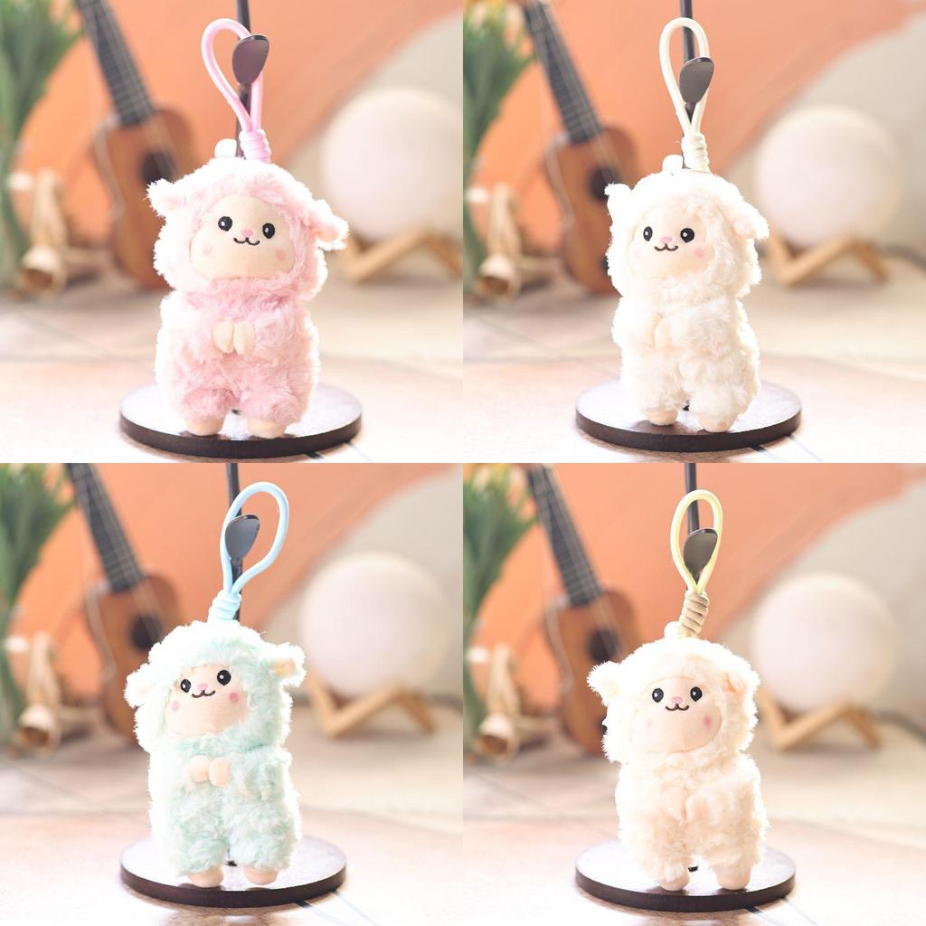 Plush Sheep Keychain With Super Soft Short Plush For Kids And Collectors