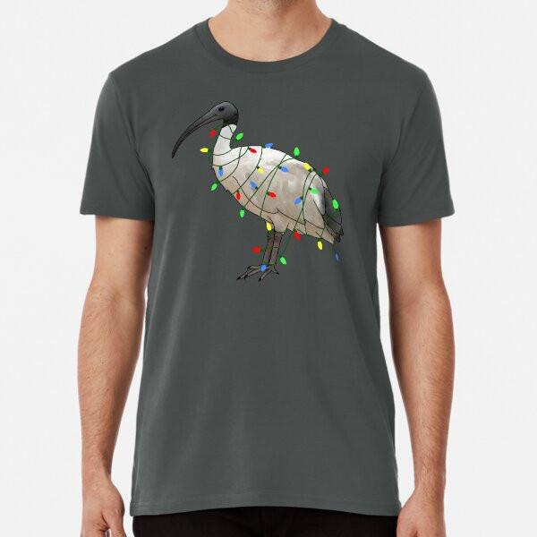 Bin Chicken Lights Premium T-Shirt S To 5XL Made In the AU/USA T-Shirt