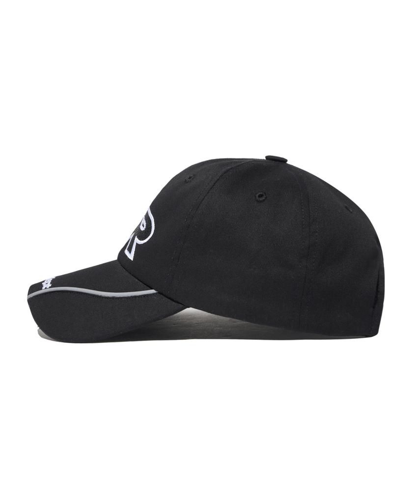 PHYSICAL DEPARTMENT Reflective Piping Acting Logo Ball Cap_Black
