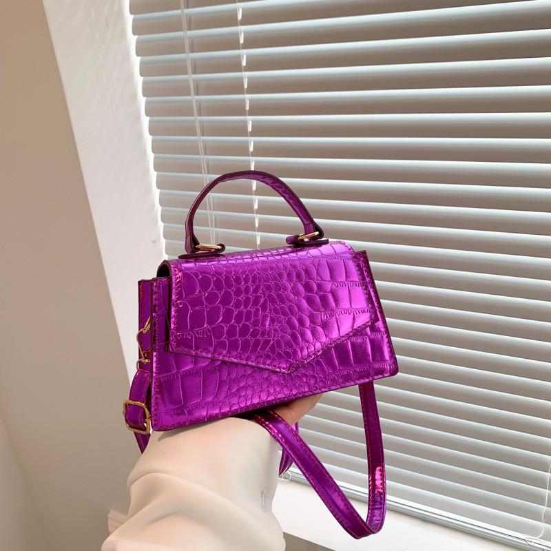 Chic Fashionable Pu Small Square Bag Modern Casual Shoulder Bag For Everyday Use