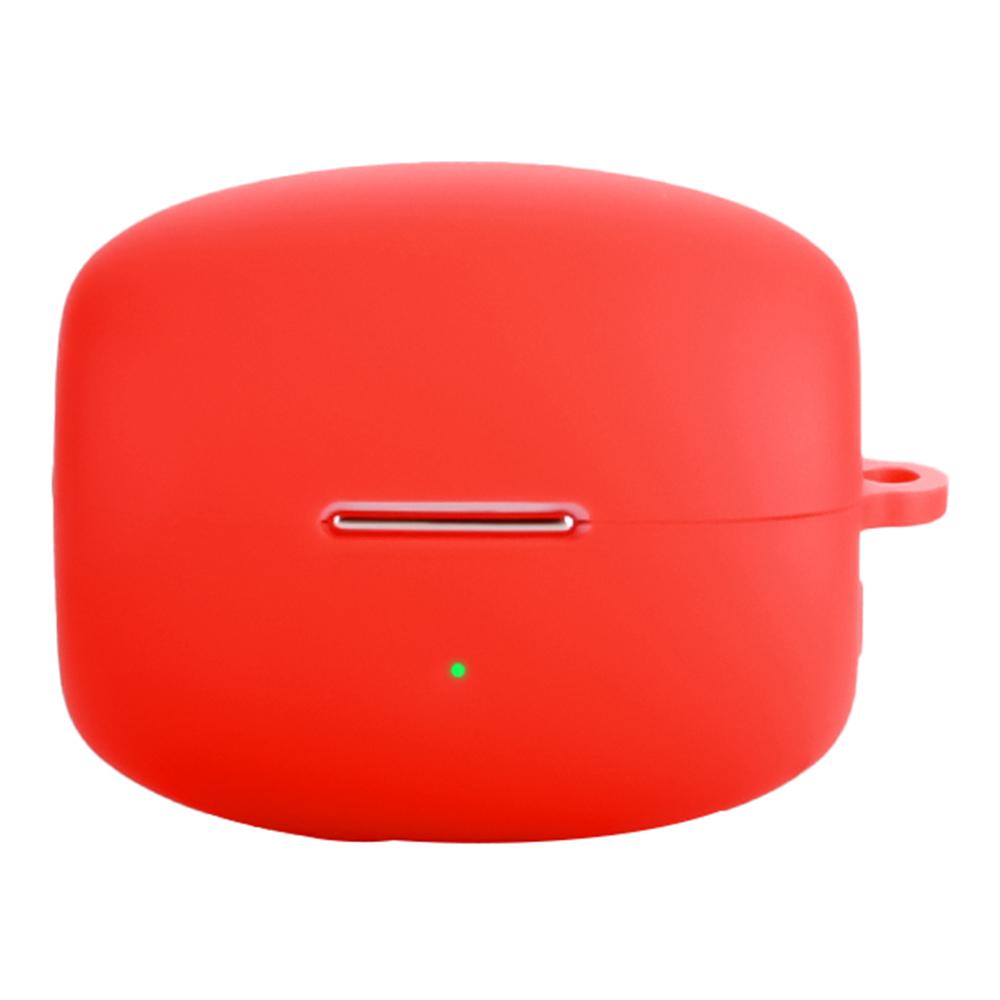 For Oppo Enco Clip Silicone Case Wireless Earphones Protective Cover with Anti-Lost Buckle