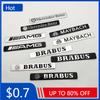 Car Sticker Aluminum Car Badge Rear Letter Emblem Trunk Accessories For Mercedes Benz AMG Brabus Maybach C E S GLE CLC Class W20