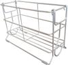 Oki Seisakusho Bathroom Bottle X 12 X 2-Way Rack, Silver, Approx. 26.5 H32.5cm