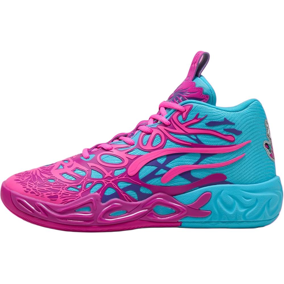 

Новые детские баскетбольные кроссовки PUMA MB.04 со средней высотой голенища, сине-фиолетовые 310838-01 37