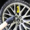 Durable Long-Handle Car Wheel Hub & Tire Cleaner Brush with Soft Bristles - Ergonomic Grip for SUVsle Design | Highquality Construction