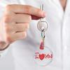 12/24 Pieces DIY Transparent Circle Discs Round Acrylic Blanks + Tassel Pendant Keychains DIY Art Craft for Making Gifts
